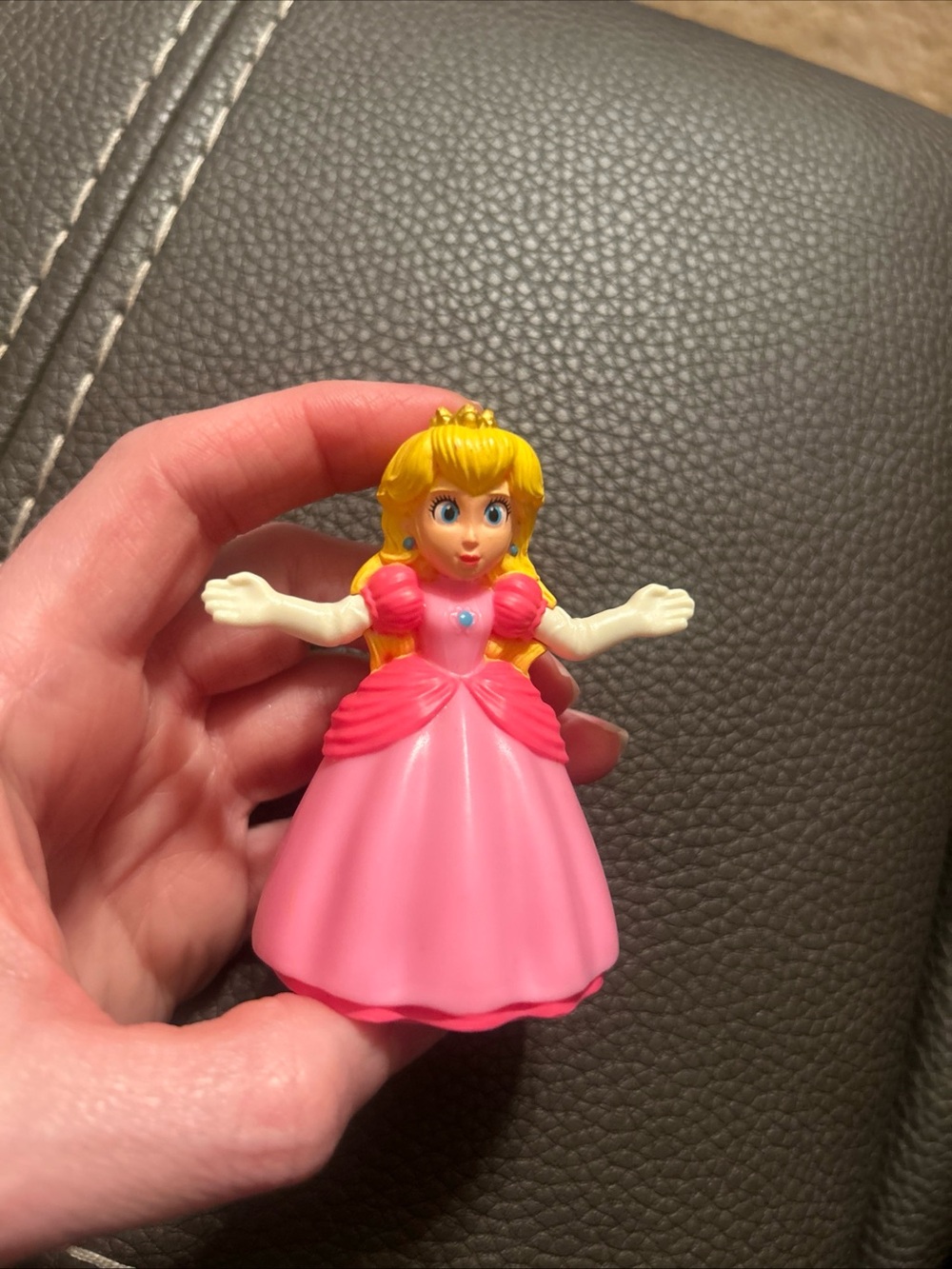 McDonald's Pink Princess Peach Mini Figure 2022